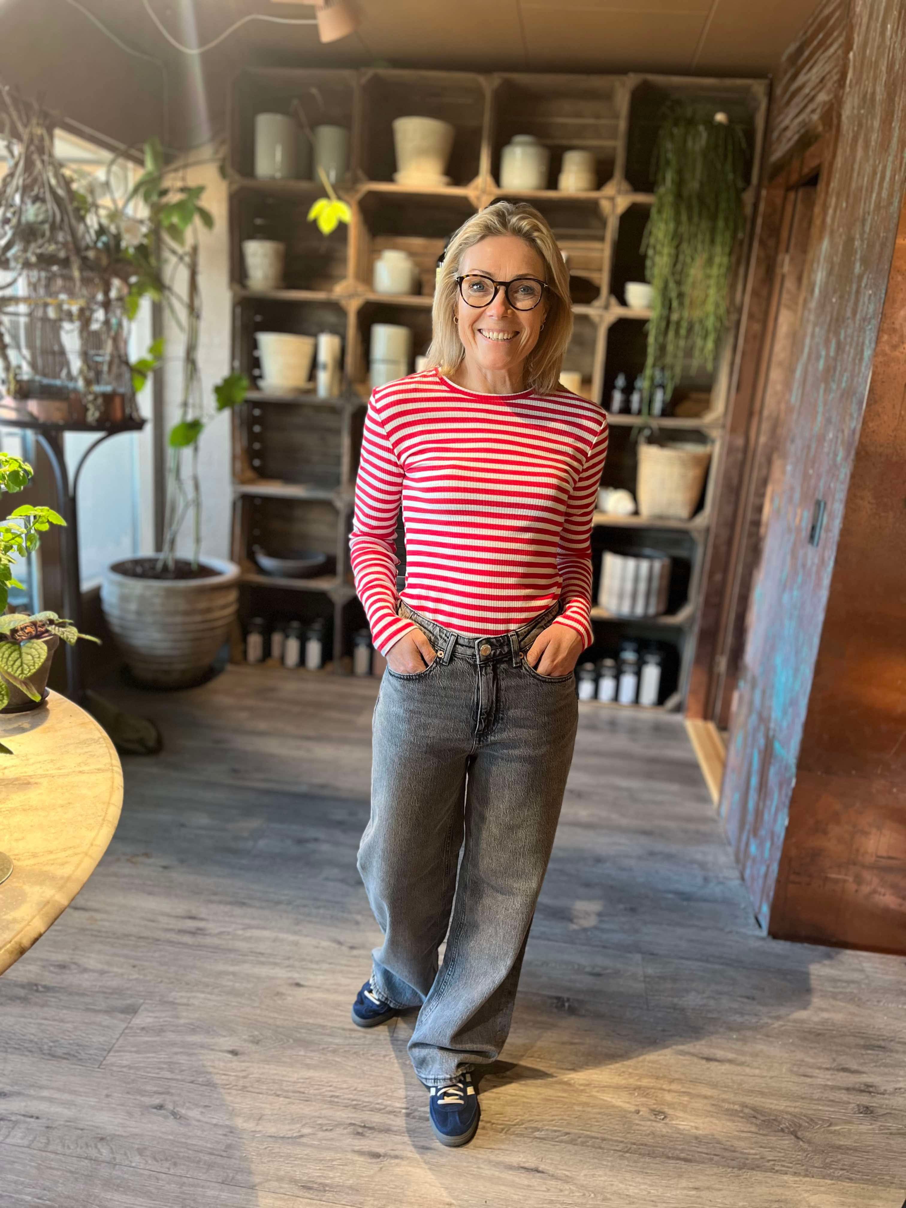 VMTESSA HR WIDE Jeans - Medium Grey Denim